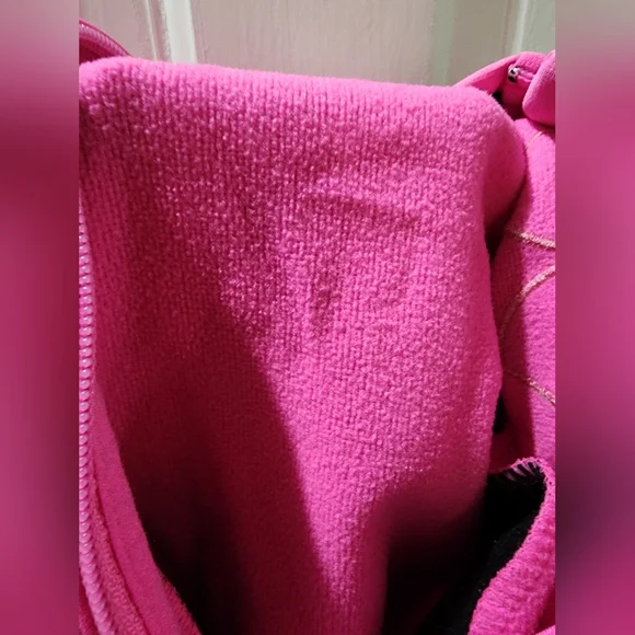 Under Armour 2T Pink and Black Zip-Up Hoodie - Picture 9 of 9